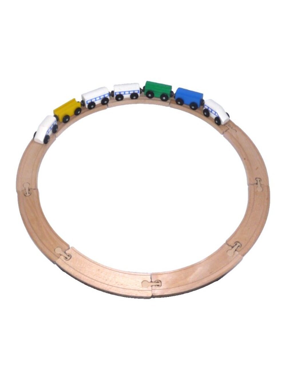 Vintage Ikea wooden train set fits Thomas and Brio tracks and cars